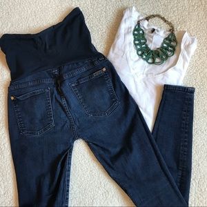 7 for all Mankind Maternity Skinny Jeans